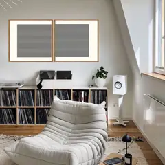 ARTE R LATTE - Artprint UNION - Cuadro de madera Vintage Moderno con vidrio