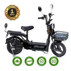 MOVEEN - BICIMOTO ELÉCTRICA MED URBAN 2 LITHIUM NEGRO