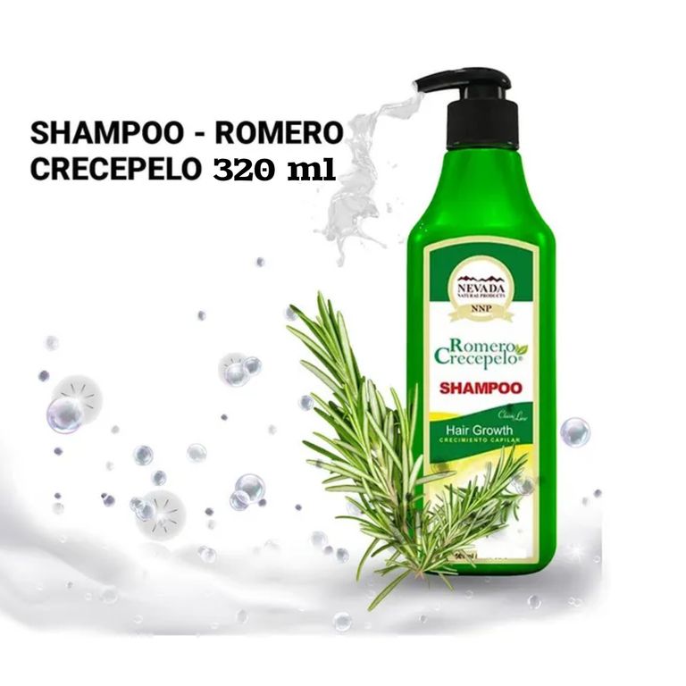 Shampoo Romero Crecepelo 320 ml.
