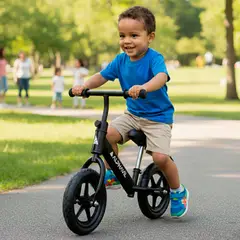 ALPHAVIL - Bicicleta de Balance para Niños BX1 Negro