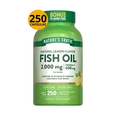 NATURE'S TRUTH - FISH OIL 2000mg OMEGA 3 250 SOFTGELS