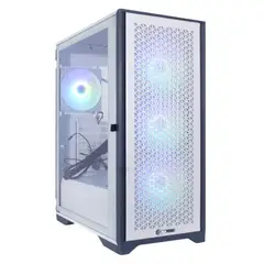 HALION - CASE GAMER RGB SNAKE C482TG WHITE RGB VIDRIO TEMPLADO