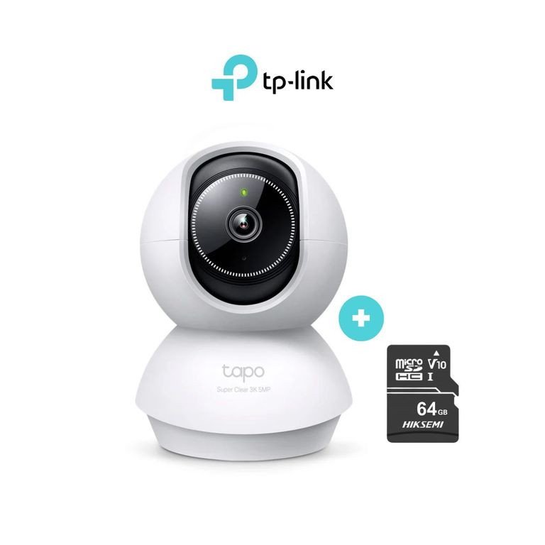 Cámara de seguridad Tapo C230 para interior 3K 5MP + Micro SD 64GB