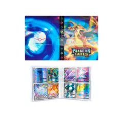 GENERICO - Folder 4 Bolsillos Capacidad 240 Cartas Charizard 3D