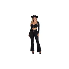 GENERICO - DISFRAZ HALLOWEEN VAQUERITA DARTH COWGIRL