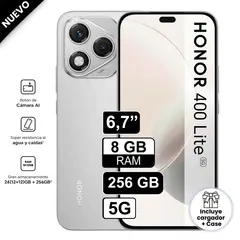HONOR - Celular 400 Lite 5g 256GB 8GB Ram Plata