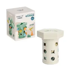 GENERICO - Juguete Montessori Torre de Tuercas Sensoriales