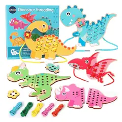 GENERICO - Set Didáctico Manual de dinosaurios y hebillas
