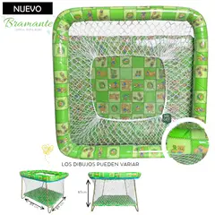 GENERICO - Corral para Bebes Plegable Bramante Verde