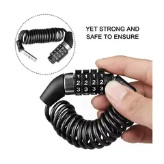 GENERICO - Cadena Antirrobo para Motocicleta y Bicicleta