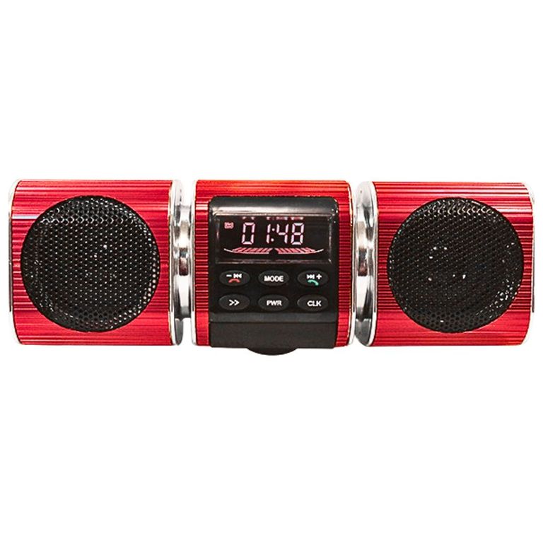 Parlante Bluetooth para Moto Resistente al Agua con Radio FM USB y TF