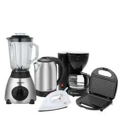 IMACO - Pentacombo Licuadora + Cafetera+ Hervidor+ Grill + Plancha