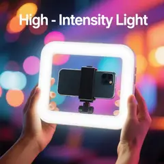 GENERICO - LUZ LED RECTANGULO ESTABILIZADOR DE GRABACION CELULAR CÁMARAS