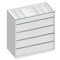 GENERICO - Cajonera Moderna Multiusos para Accesorios Amelia - Vaquita Home