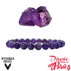 JOYERIA FENIX - Pulsera Piedra Natural Elástica 8mm Joyería Fenix