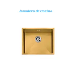 XM - LAVADERO DE COCINA 1 POZA 50 CM X 45 CM ACERO INOXIDABLE
