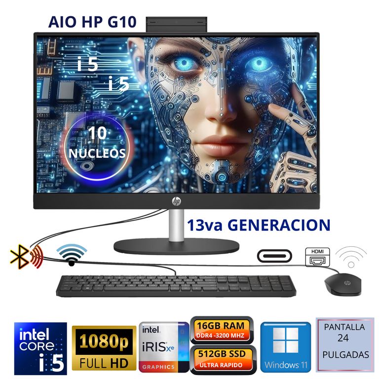 All-in-One Pro One 240 G10 23.8" FHD Core i5-1334U RAM 16GB SSD 512GB