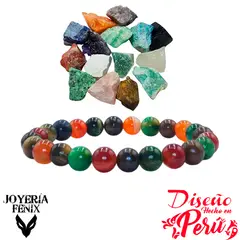 JOYERIA FENIX - Pulsera Mixtura Piedras Naturales - Joyería Fénix