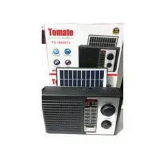 OEM - Radio Portátil Recargable Con Panel Solar TOMATE