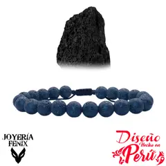 JOYERIA FENIX - Pulsera Piedras Naturales Ajustable 8mm - Joyería Fenix