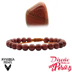 JOYERIA FENIX - Pulsera Piedras Naturales Ajustable 8mm - Joyería Fenix