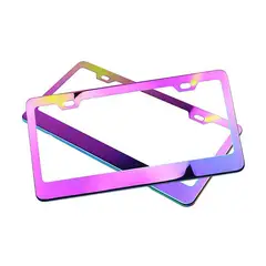 GENERICO - Porta Placa Tornasol Auto - Camioneta