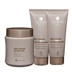 GENERICO - Corps Lignea Gel Reductor De Medidas + Crema Masajes Y Exfoliante