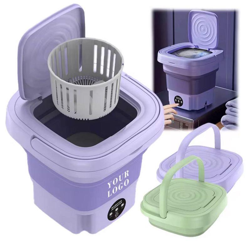Lavadora Portátil Plegable de 11L Compacta y Eficiente