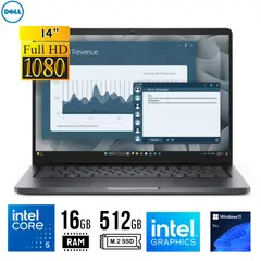 DELL - LAPTOP Pro 14 PC14250 14" FHD Intel Core 5 120U 16GB 512GB SSD Windows 11 Pro
