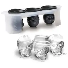 GENERICO - Molde para Hielo Calavera-Trío Skull