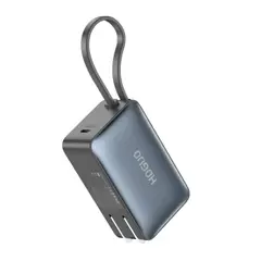 VERYSUN - Mini Powerbank 3 en 1 para viajes 5000mah con enchufe plegable