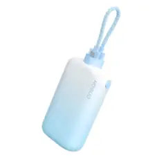 VERYSUN - Mini Powerbank 10000mAH Carga Rápida 22,5 W Cables USB-C y Lightning