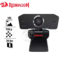 REDRAGON - Cámara Web FOBOS GW600 HD 720p 30FPS Micrófono Estéreo
