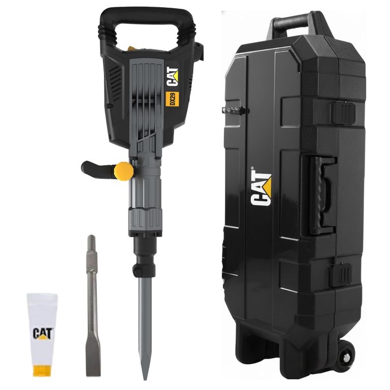 MARTILLO DEMOLEDOR 1750W, 2 CINCELES, MALETACON CON RUEDAS