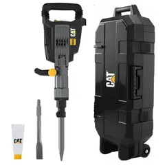 CAT - MARTILLO DEMOLEDOR 1750W, 2 Cinceles, MALETACON RUEDAS