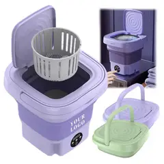 GENERICO - Lavadora Portátil Plegable de 11L Compacta y Eficiente