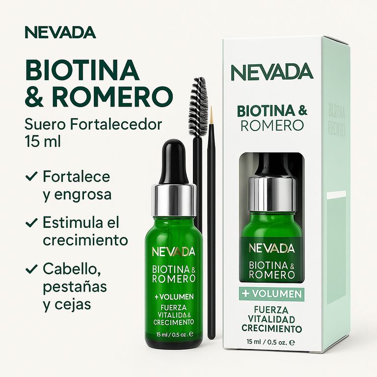 Nevada Biotina & Romero Suero Fortalecedor 15 ml