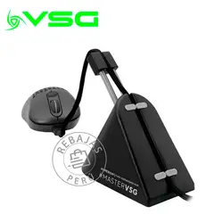 VSG - Soporte para Cable de Mouse Hyperion Black con Base Antideslizante