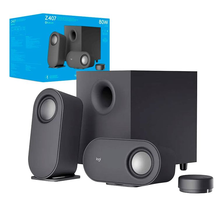 Parlante Bluetooth Z407 Control Wireless Negro 80 W