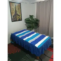 CUTE - CUBRECAMA CON BLONDA 1 PIEZA EN 2 PLAZAS