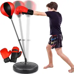 GENERICO - Pera de Boxeo con Guantes para Niños 105cm