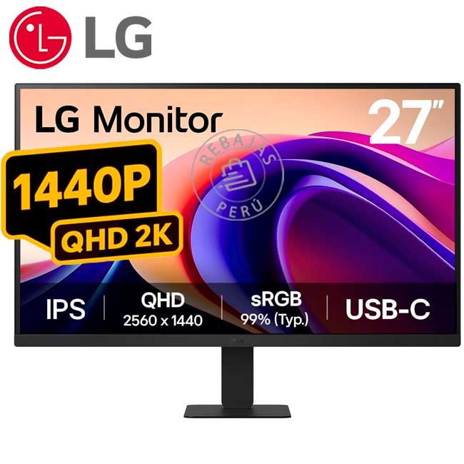 Monitor 27U631A-B 27 QHD IPS 100Hz HDR10 USB-C 15W