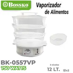 BOSSKO - Nueva Vaporera De Alimentos Bk-0557VP