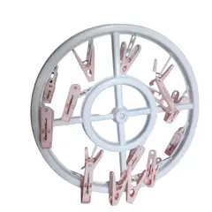 GENERICO - 2 mini perchas ROSADO Y VERDE