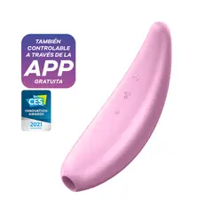 SATISFYER - Curvy 3+ Succionador de Clítoris con App y Vibraciones