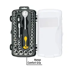 PRETUL - Juego de 39 herramientas 1,4 y 3,8 para mecánico - 23969