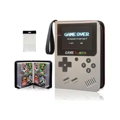 GENERICO - Folder 4 Pocket 400 Cartas Grey GameBoy