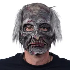 GENERICO - Máscara Abuelo Zombie - La Casa de las Bromas