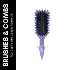 GENERICO - Cepillo para Cabello Rizado Lila - PCA
