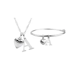 CLEO JOYAS & ACCESORIOS - Box 2 piezas: Set Inicial Plata (Collar + Pulsera)